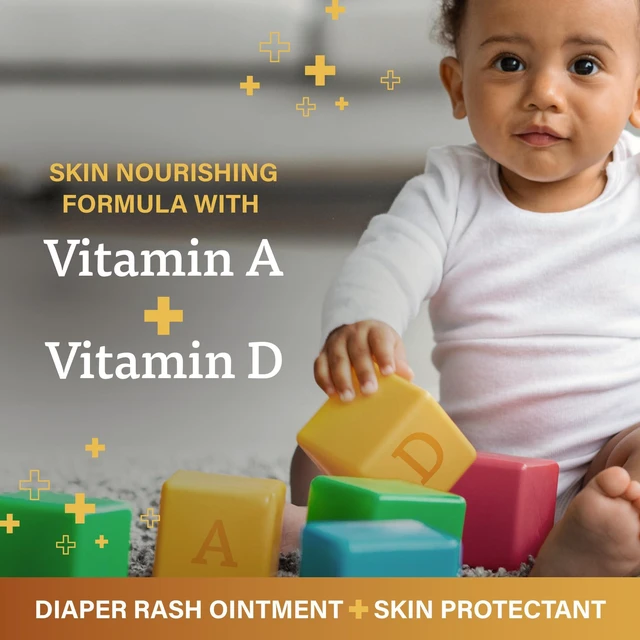Alt view image 6 of 6 - A+D Original Diaper Rash Ointment 1.5oz Tube, Baby Skin Protectant with Lanolin and Petrolatum, Seals Out Wetness, Helps Prevent Diaper Rash, Packaging May Vary