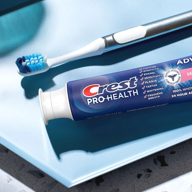 Alt view image 2 of 7 - Crest Pro-Health Advanced Sensitive & Enamel Shield Toothpaste, 5.1 oz, Pack of 1