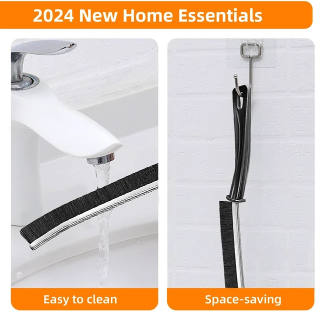 Alt view image 6 of 6 - 3Pcs Hard-Bristled Crevice Cleaning Brush, Multifunctional Thin Gap Scrub Brush for Bathroom, Kitchen, Window, Toilet, Grout, Faucets, Car