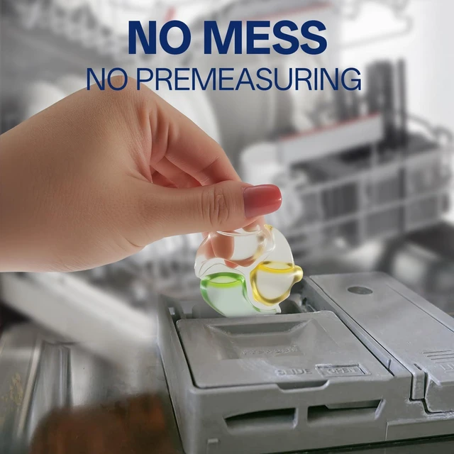 Alt view image 3 of 6 - ECO Dishwasher Pods 15 Count, Plant-Based Detergent with Glycerin & Enzymes (Protease, Amylase), Powerful Cleaning, No Pre-Rinse, Fights 24-Hour Dried On Food