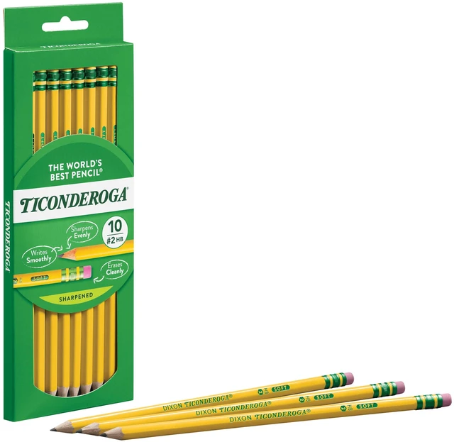 Alt view image 2 of 6 - Ticonderoga Wood-Cased Pencils, Pre-Sharpened