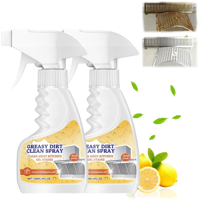 Main image of Heavy Duty All-Purpose Kitchen Degreaser Cleaner Spray, Foam Oil Stain Remover, Dissolve Grease & Oil Stains, Bathroom Cleaning (2 Pack)