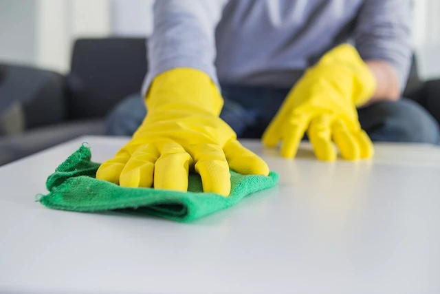 Alt view image 2 of 7 - SteadMax 1 Pair Reusable Natural Rubber Latex Non-Slip Dish Cleaning Gloves for Kitchen, Household