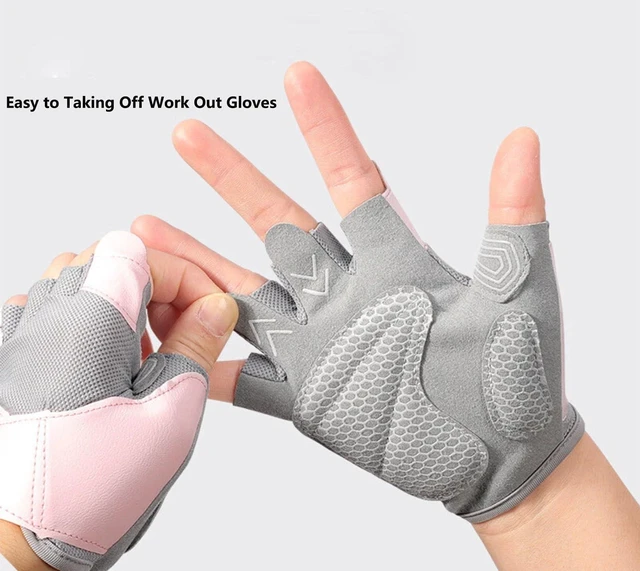 Alt view image 2 of 5 - Half Finger Gym Weight-Lifting Gloves for Men and Women