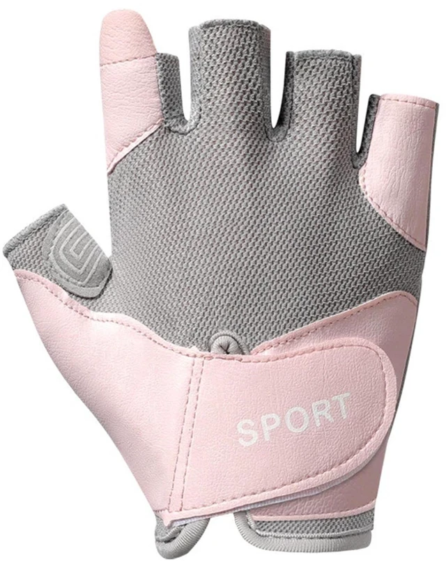 Alt view image 5 of 5 - Half Finger Gym Weight-Lifting Gloves for Men and Women