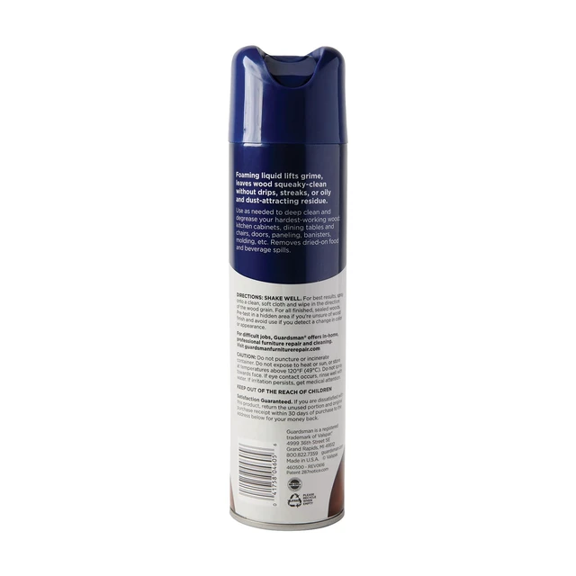 Alt view image 3 of 3 - Guardsman Deep Cleaning Wood Cleaner 12.5oz Aerosol Spray for Cabinets, Furniture, Tables & Wood Surfaces