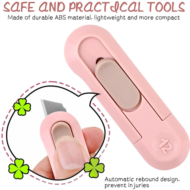 Alt view image 4 of 7 - 4 Pcs Retractable Box Cutter, Package Opener, Envelope Opener for Boxes, Envelopes, Packages, Paper Tapes