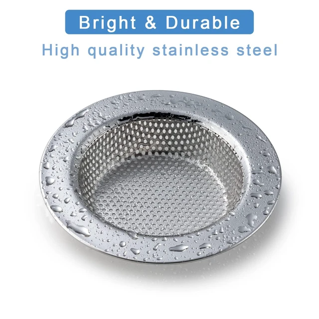 Alt view image 5 of 6 - 2-Pack Double-Layer Sink Strainer for Kitchen Sink Drain Basket