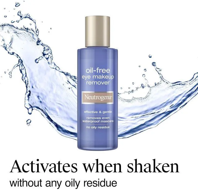 Alt view image 5 of 6 - Neutrogena Gentle Oil-Free Eye Makeup Remover & Cleanser, 3.8 fl oz