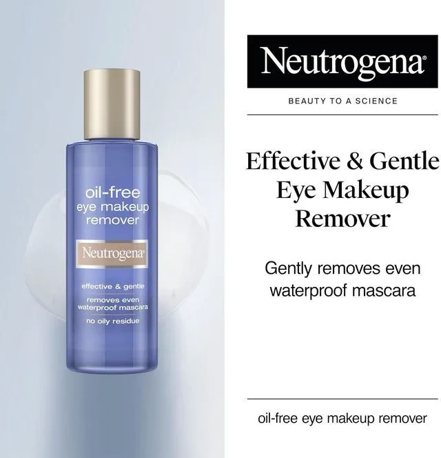 Alt view image 2 of 6 - Neutrogena Gentle Oil-Free Eye Makeup Remover & Cleanser, 3.8 fl oz