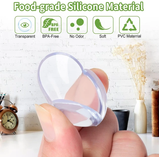 Alt view image 2 of 6 - Baby Proofing Table Corner Protectors 12 Pack for Baby Furniture Guards to Cover Sharp Furniture