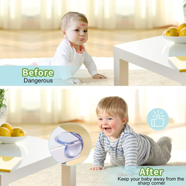 Alt view image 3 of 6 - Baby Proofing Table Corner Protectors 12 Pack for Baby Furniture Guards to Cover Sharp Furniture