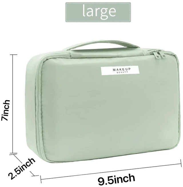 Alt view image 6 of 7 - Queboom Travel Toiletry Bag for Women & Men, Green