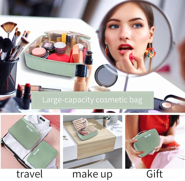 Alt view image 5 of 7 - Queboom Travel Toiletry Bag for Women & Men, Green
