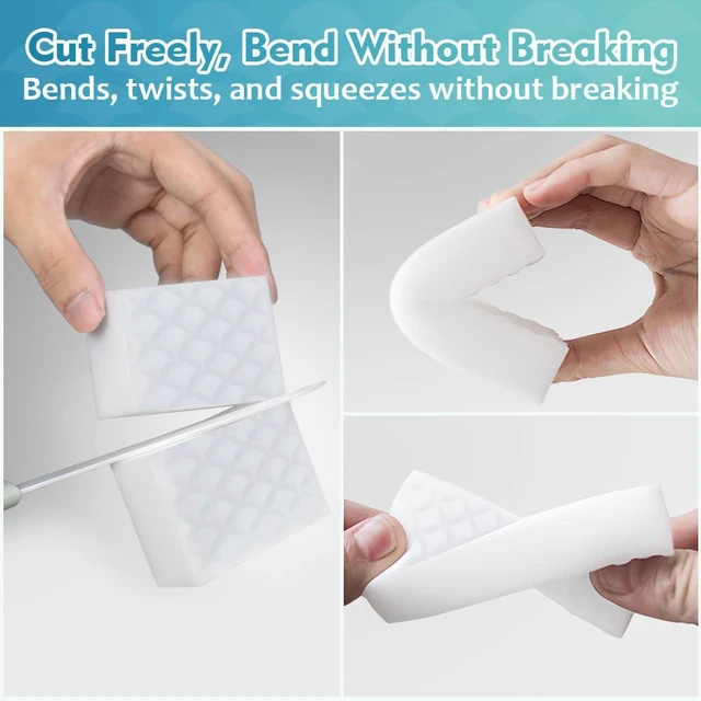 Alt view image 4 of 6 - GLIMGLINT 12PK Magic Sponges Cleaning Eraser, Powerful Scrubber Foam Pads