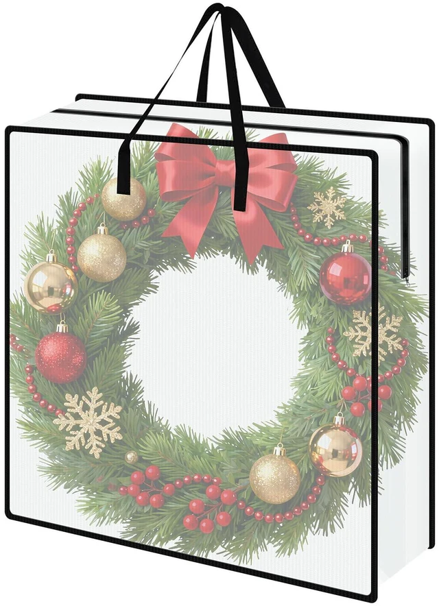 Main image of 26" Clear Wreath Storage Bag, Moving Container