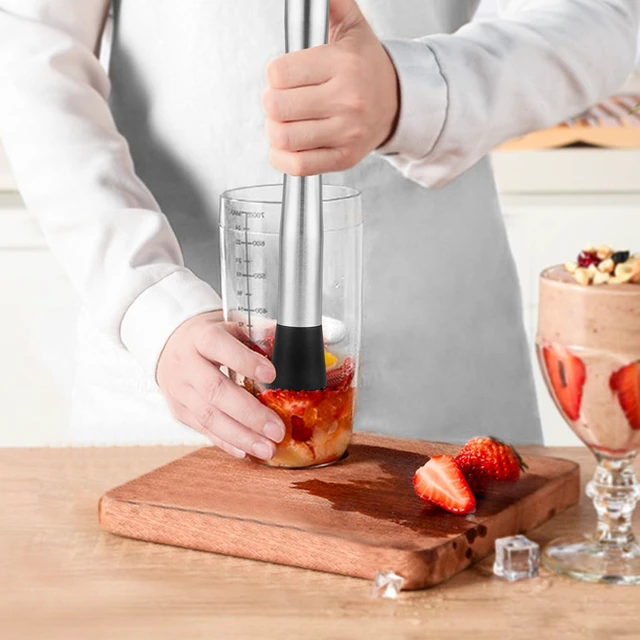 Alt view image 7 of 7 - Tifanso 10" Stainless Steel Cocktail Muddler and Mixing Spoon (2-Pack)
