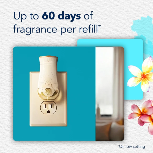 Alt view image 5 of 6 - Glade PlugIns Air Freshener Refills, Aqua Waves, 1.34 Fl Oz, 2 Count, for Home and Bathroom