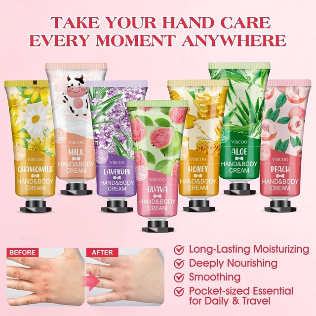Alt view image 7 of 7 - VISCOO 7-Pack Hand Cream Gift Set for Women, Teacher Appreciation Gift