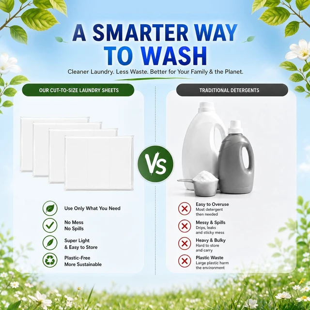 Alt view image 5 of 7 - Laundry Detergent Sheets, 240 Loads, Fresh Scent, for Hot & Cold Cycles, Powerful Stain & Odor Removal, Gentle Formula