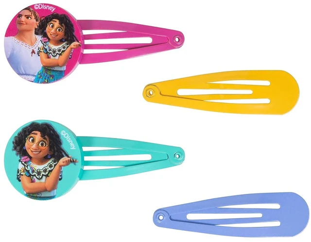 Alt view image 6 of 7 - Luv Her Encanto Girls 20 Piece Accessory Set with 3 Barrettes, 4 Snap Hair Clips, 5 Elastics and 8 Terry Ponies - Ages 3+