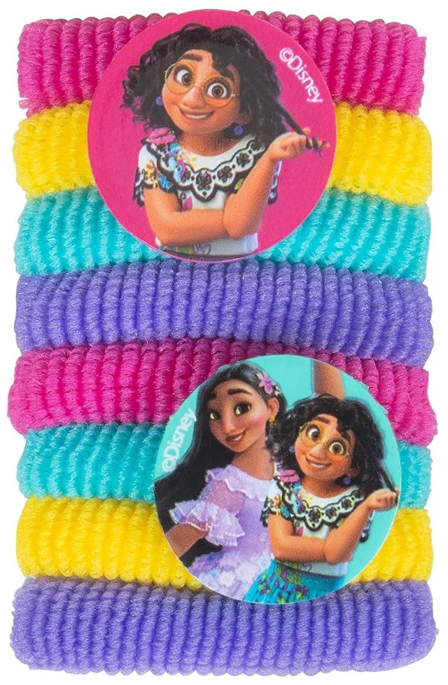 Alt view image 4 of 7 - Luv Her Encanto Girls 20 Piece Accessory Set with 3 Barrettes, 4 Snap Hair Clips, 5 Elastics and 8 Terry Ponies - Ages 3+