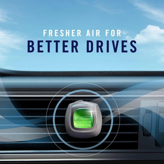 Alt view image 2 of 7 - Febreze Auto Air Freshener Vent Clip, New Car Scent, 2 Count