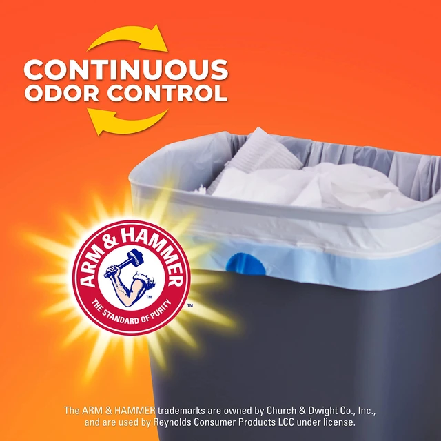 Alt view image 5 of 6 - Hefty 8Gallon, Medium Trash Bags, White, Fabuloso Lavender Scent, 26ct
