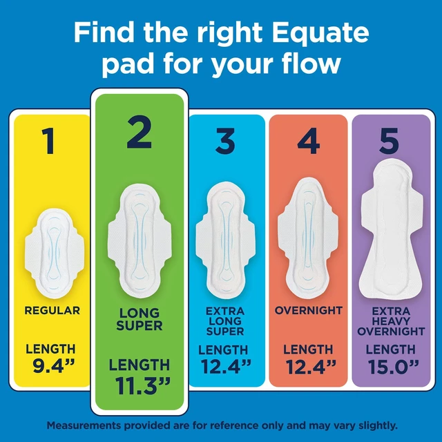 Alt view image 2 of 5 - Equate Maxi Pads with Flexi-Wings, Size 2, Long Super Absorbency, 42 Count