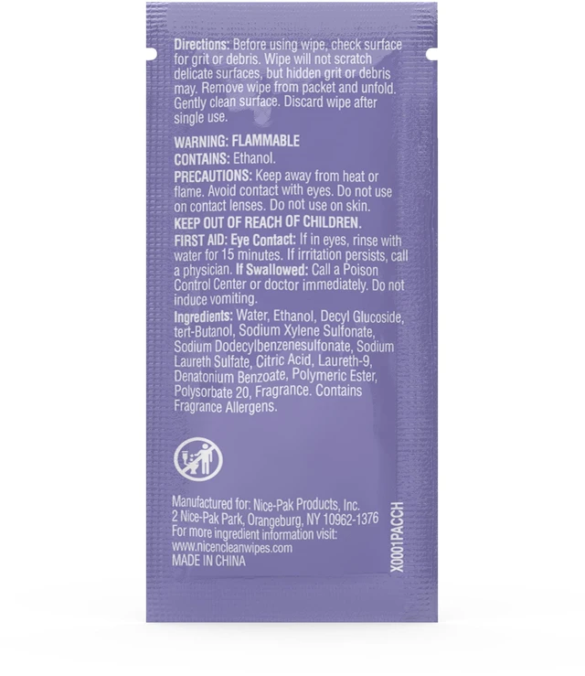 Alt view image 3 of 6 - Nice 'N Clean Smudgeguard Pre-Moistened Glasses Cleaning Wipes, 100 Count