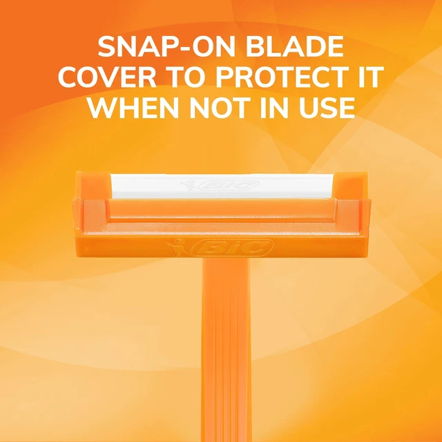 Alt view image 2 of 5 - BIC Sensitive Disposable Razors for Men, 12 Count, 1 Blade