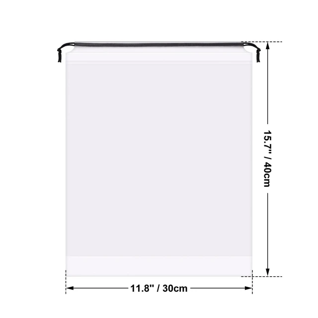 Alt view image 4 of 6 - 23 Pack Waterproof Shoe Bags for Travel, 11.8" x 15.7" Large Travel Shoe Bags for Packing, Storage Bags Travel Essentials for Men and Women
