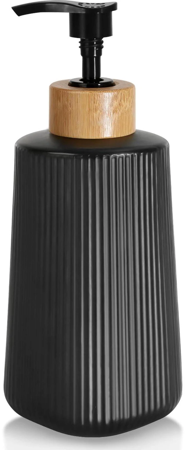 Main image of Refillable Glass Hand Soap Dispenser Pump Bottle for Bathroom and Kitchen Dish