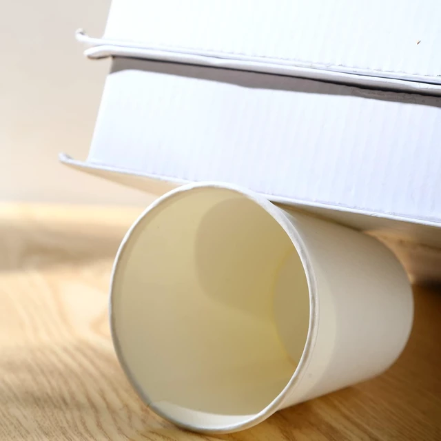 Alt view image 5 of 7 - Park 8 oz Disposable Paper Cups, 50 Pack for Hot or Cold Beverage