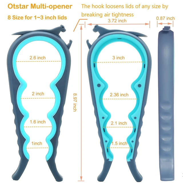 Alt view image 6 of 6 - Otstar Jar Opener & Bottle Opener for Seniors with Arthritis, Weak Hands