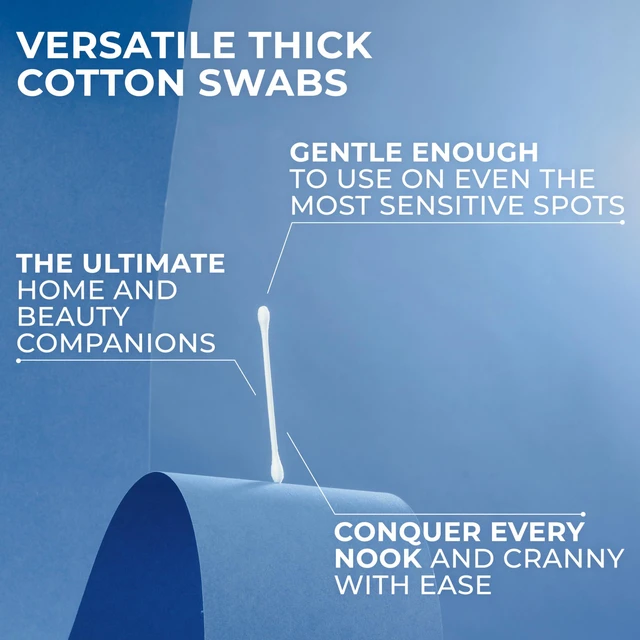 Alt view image 7 of 7 - Q-tips Cotton Swabs, 500 Count, Pack of 2