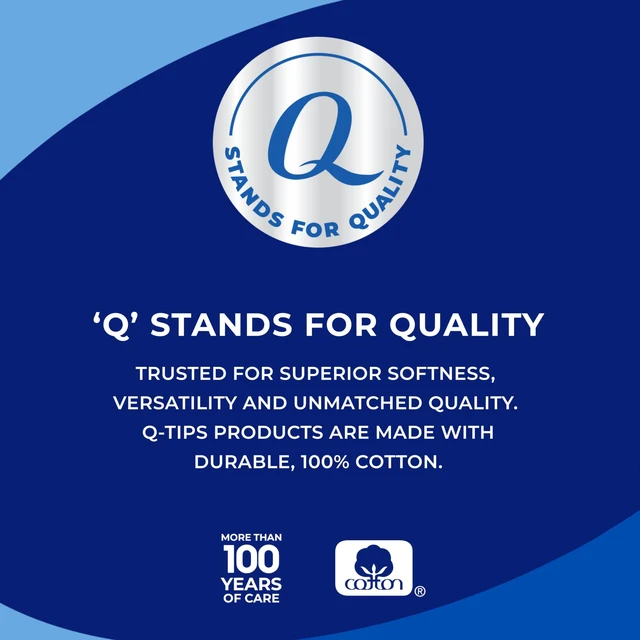 Alt view image 3 of 7 - Q-tips Cotton Swabs, 500 Count, Pack of 2