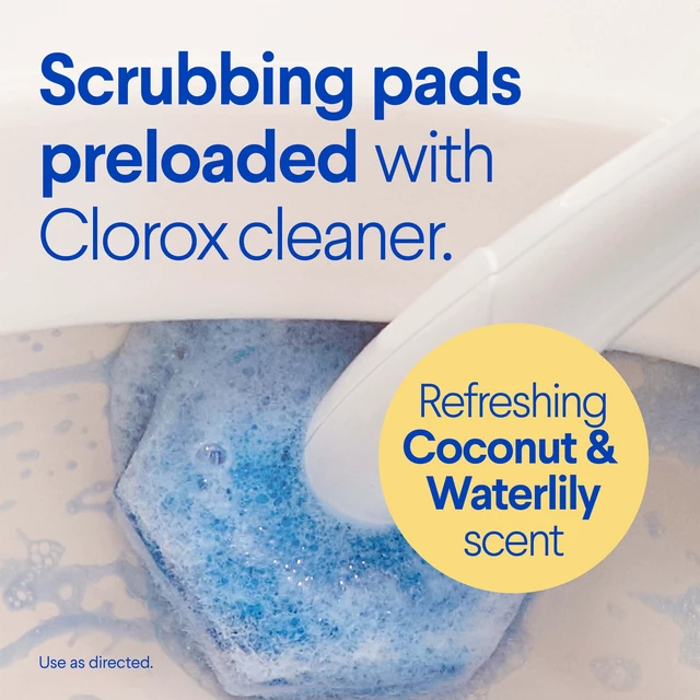 Alt view image 6 of 6 - Clorox Scentiva ToiletWand Refills, Coconut and Waterlily, 10 Count