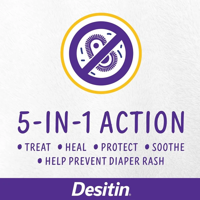 Alt view image 4 of 6 - Desitin Maximum Strength Diaper Rash Paste, 40% Zinc Oxide, 4.8oz
