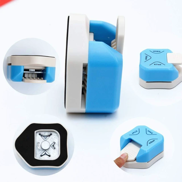 Alt view image 2 of 4 - QIQQIKIN Paper Corner Rounder 3 in 1 (R4mm+R7mm+R10mm) Punches, Cutter, Envelope Punch Board, Hole Puncher, Laminate, Photo Cutter, Card Making, Scrapbooking, Journaling