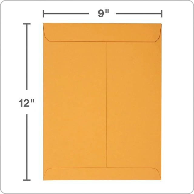 Alt view image 4 of 6 - Columbian 9 x 12 Catalog Envelopes, 30 Pack, Self Seal Closure, Heavyweight 28 lb Kraft Paper, for Mailing, Filing and Organizing