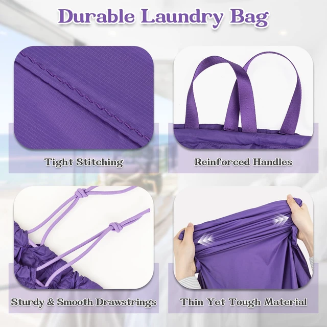 Alt view image 5 of 6 - Extra Large Heavy Duty Laundry Bag for Dorm & Family