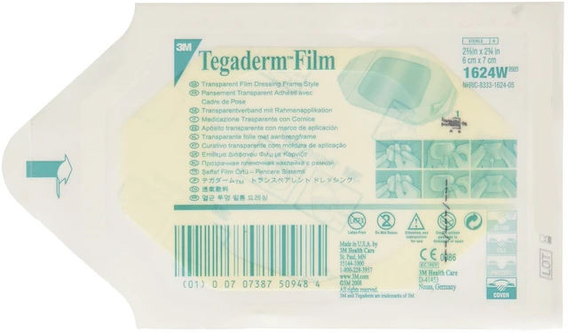 Main image of 3M Tegaderm Transparent Film Dressing 2.375" x 2.75" Picture Frame Style, Pack of 20