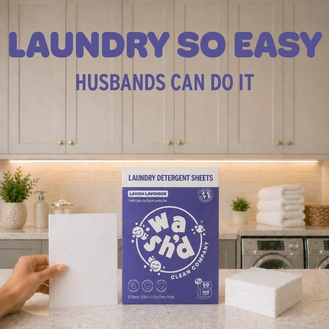 Alt view image 4 of 6 - Laundry Detergent Sheets with 3 Stain-Fighting Enzymes, Baby Safe