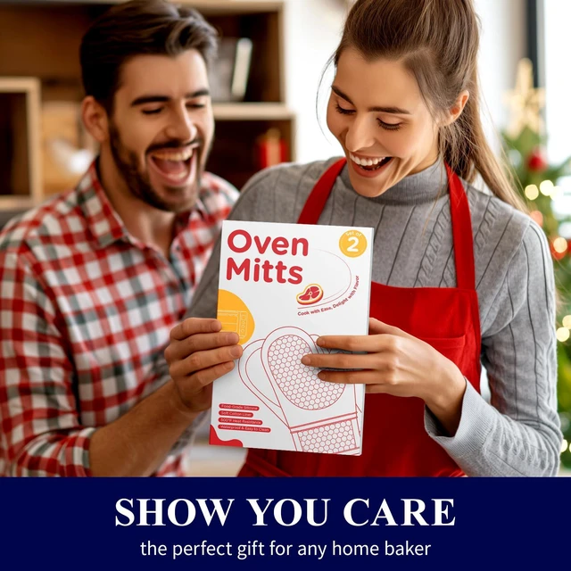 Alt view image 2 of 7 - Kitsure Silicone Oven Mitts