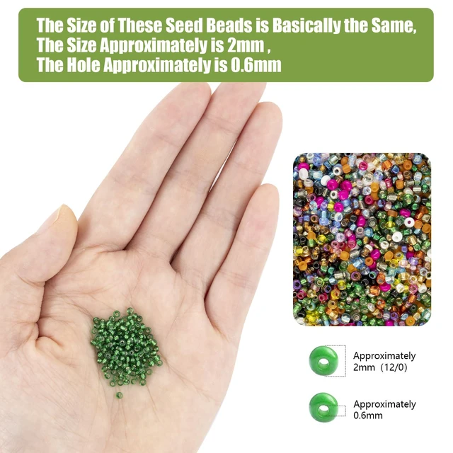 Alt view image 6 of 7 - Ybxjges 24000Pcs 2mm Glass Seed Beads Kit, 28 Colors, for Jewelry Making, Bracelets, Necklaces, Earrings