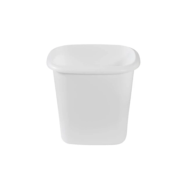 Alt view image 2 of 7 - Rubbermaid Vanity Trash Can 1.5-Gallon (6-Quart) White for Under Counter, Kitchen, Office, Bedroom, Bathroom