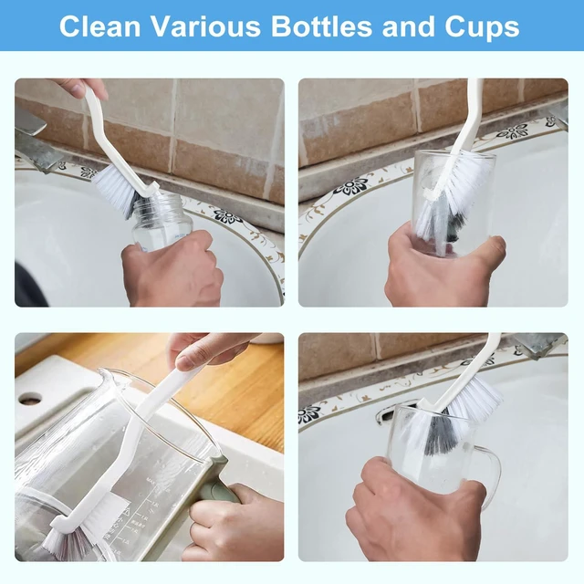 Alt view image 5 of 6 - Dfacio 11Pcs Crevice Cleaning Brush Set, Hard Bristle Cleaning Supplies for Kitchen, Bathroom, Corner, Grout, Sink