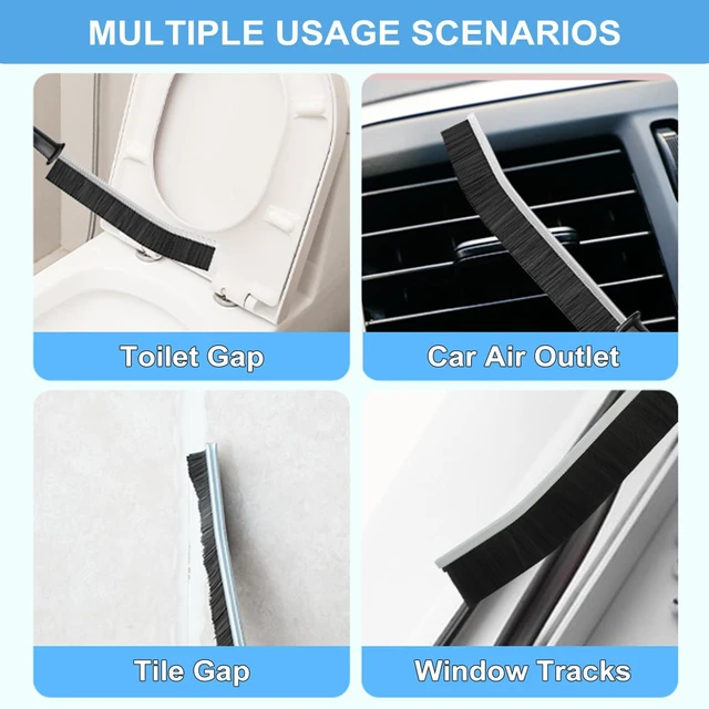Alt view image 2 of 6 - Dfacio 11Pcs Crevice Cleaning Brush Set, Hard Bristle Cleaning Supplies for Kitchen, Bathroom, Corner, Grout, Sink