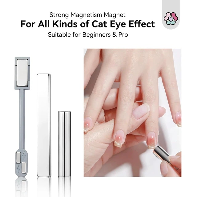 Alt view image 6 of 6 - SAVILAND Cat Eye Magnet 9PCS for Gel Nail Polish Nail Art Tool